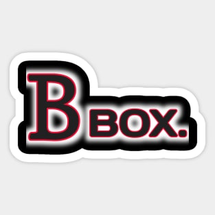 B Box Sticker